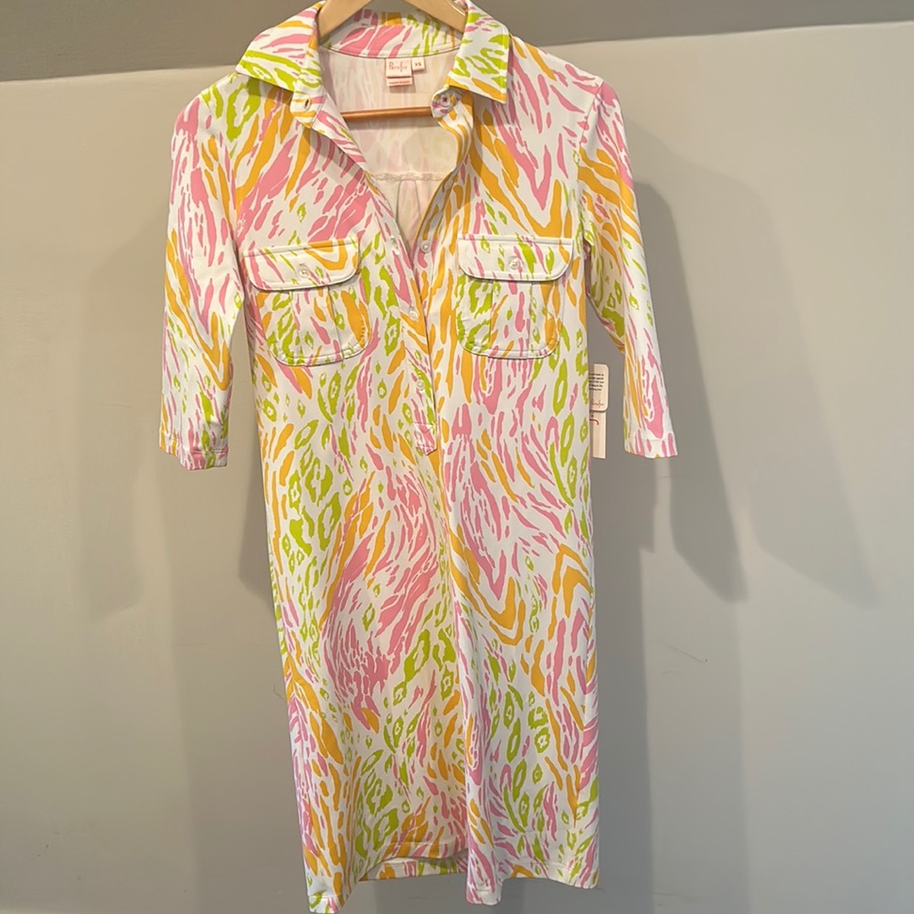 NWT Persifor Winpenny collared dress size xs